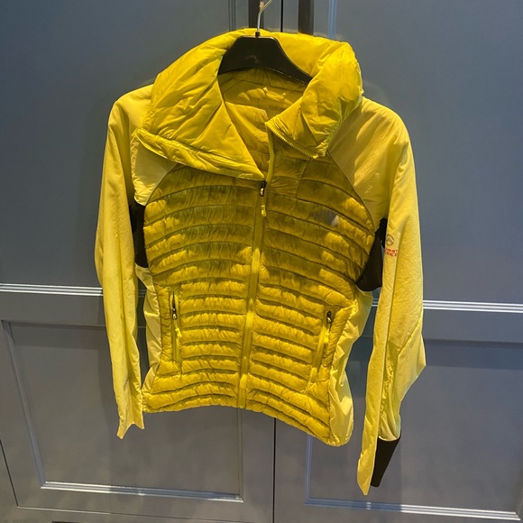 north face summit series yellow jacket